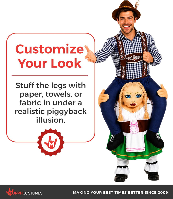 Morph MCPBGB Huckepack Kostüm Costumes, Oktoberfest, Einheitsgrösse, Oktoberfest