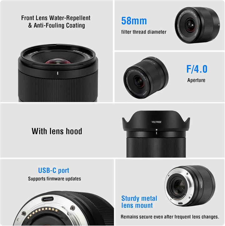 VILTROX 14mm F4.0 Air Z Mount Kamera Objektiv für Nikon Camera Lenses Vollformat Wide Angle Autofoku