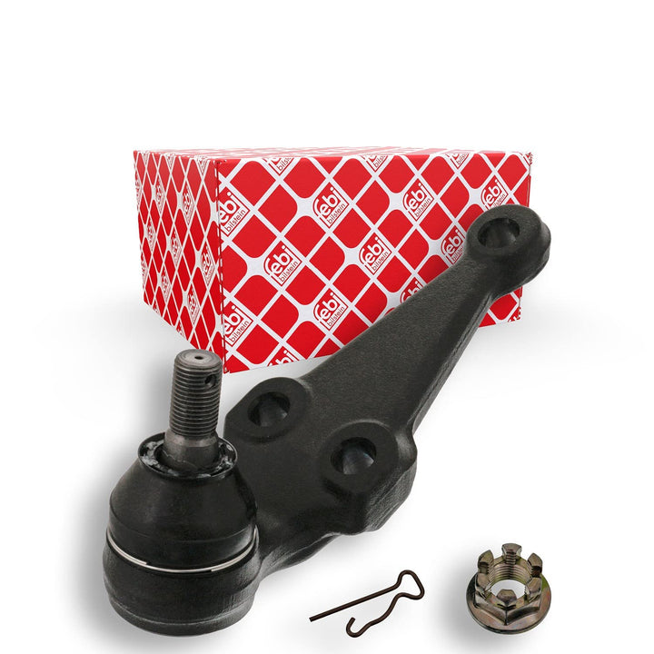 febi bilstein 43094 Traggelenk mit Kronenmutter und Splint , 1 Stück