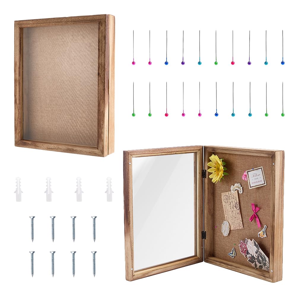 FINGERINSPIRE 2 Stück Schattenbox Rahmen Aus 355x278x56mm Starkem Holzverstärktem Zur Aufbewahrung v