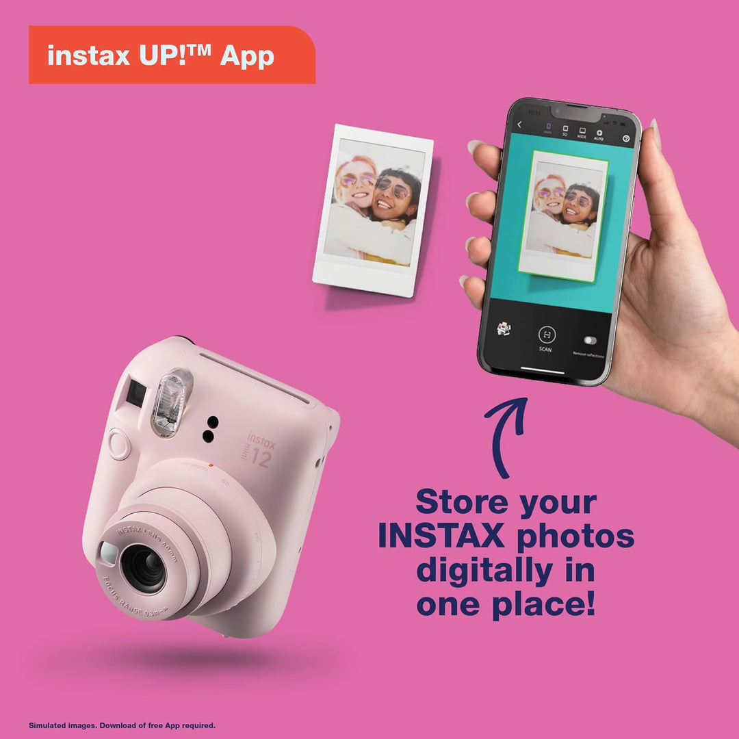 Fujifilm Instax Mini 12 Sofortbildkamera, Blossom Pink