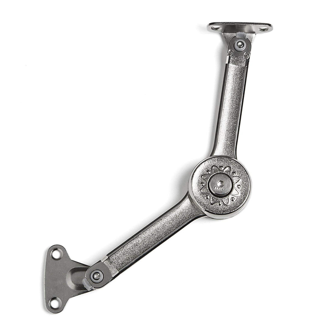 4 x SO-TECH® Klappenbeschlag 75-100° Truhenbeschlag Klappenhalter für Holz oder Alurahmen 4 Stück, 4