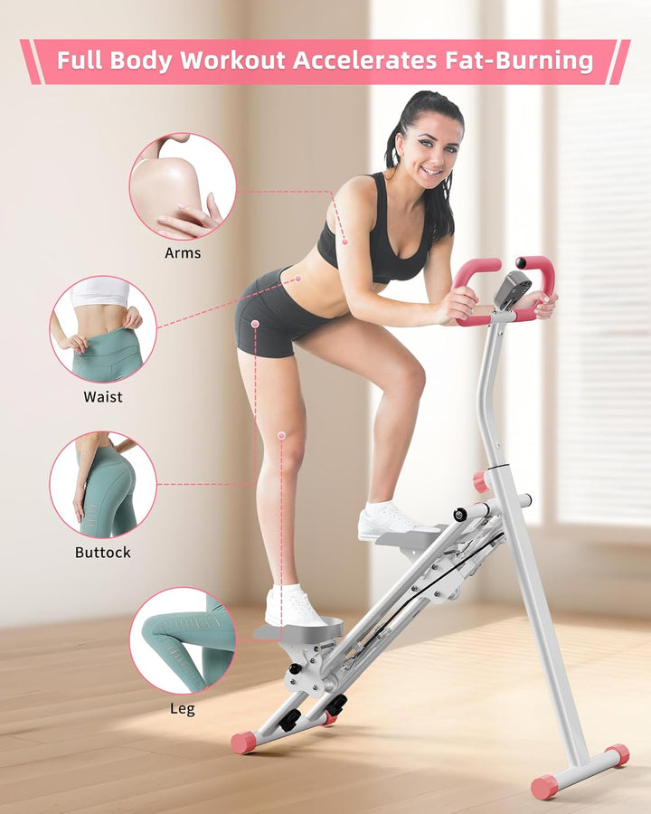 Vertikale Klettermaschine,Stair Stepper für Home Gym Übung,Vertical Climber Trainingsgerät mit Griff