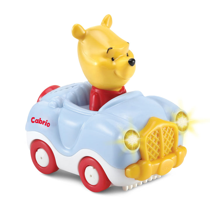 VTech TUT TUT Baby Flitzer - Winnie Puuhs Cabrio – Spielzeugauto mit Musik, spannenden Sätzen und Ge