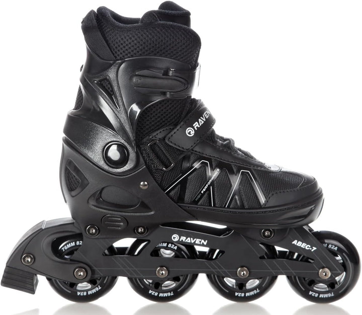 RAVEN Expert 2in1 Schlittschuhe Hockey Inline Skates Inliner für Kinder und Erwachsene verstellbar,