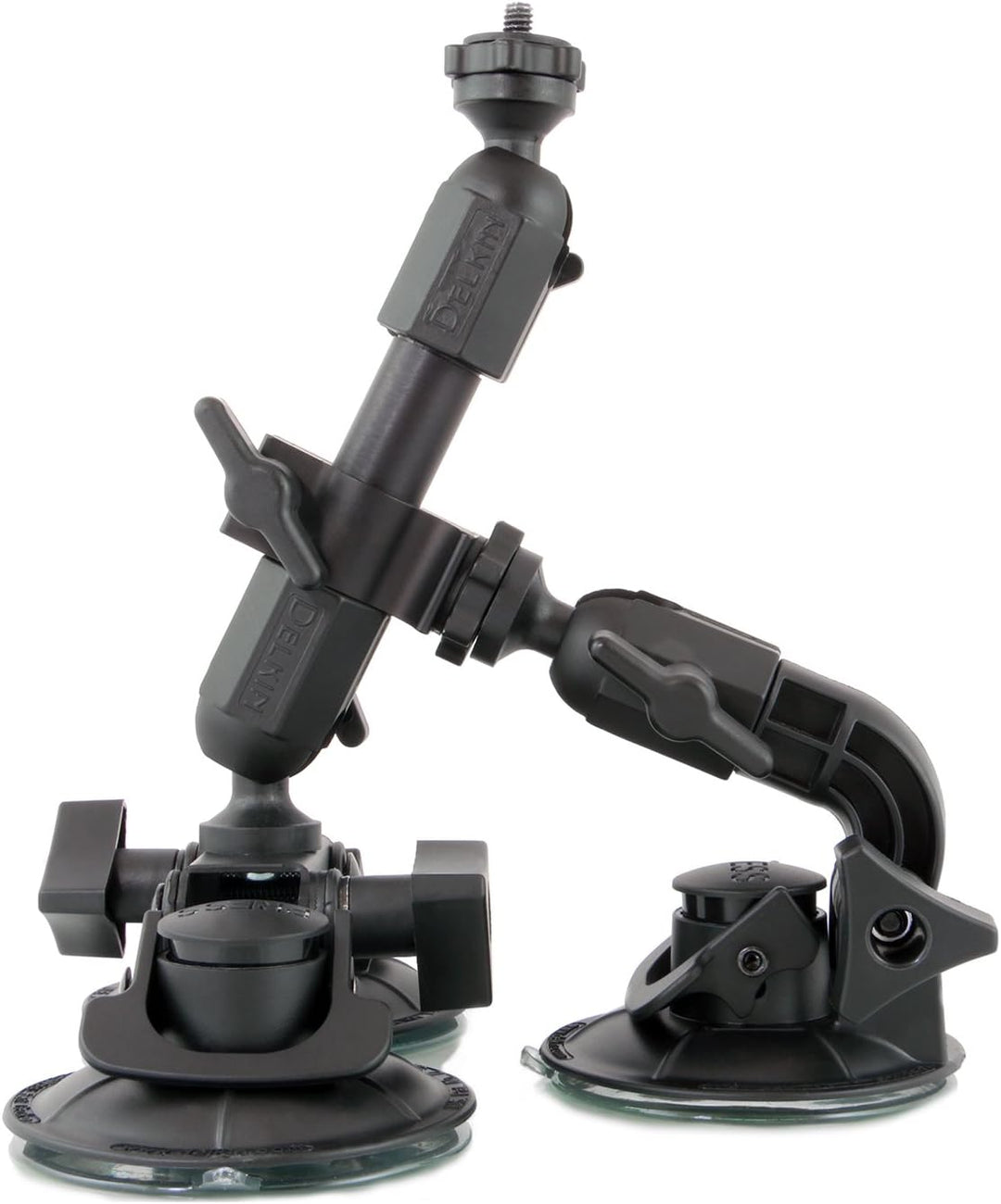 Delkin Fat Gecko Triple Mount Saugstativ & Halterung für Digitalkameras Fat Gecko Bundle mit Halteru