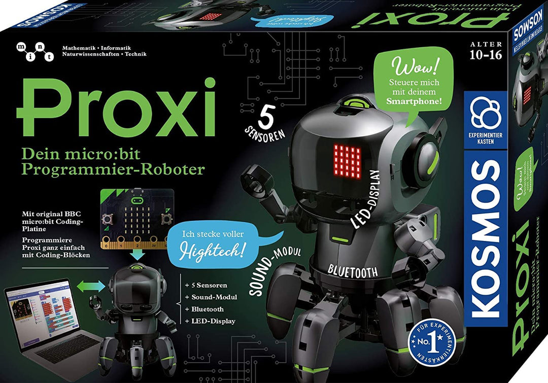 KOSMOS 620585 Proxi Dein micro bit Programmier-Roboter