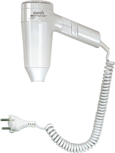 Starmix 6014461 HFS 12 Hand-Haartrockner Einzelgerät Kunststoff weiss mit Schutzkontaktstecker und T