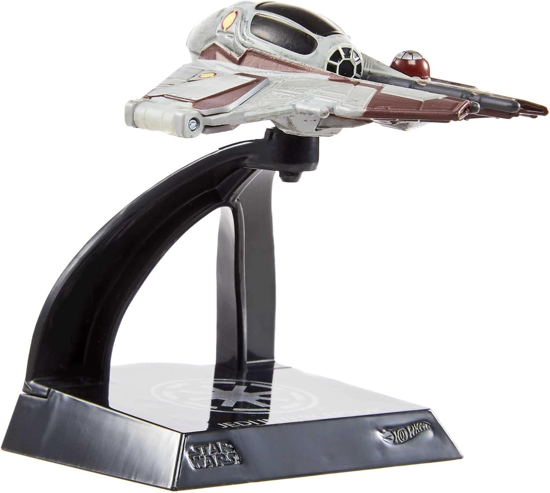 Hot Wheels Star Wars Starships - Raumschiff aus Metall 1/50 - Obi-wan Kenobi's Jedi Interceptor