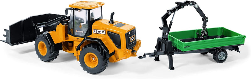 siku 3663, JCB 435S Agri Radlader, 1:32, Metall/Kunststoff, Orange, Frontladerwechselsystem