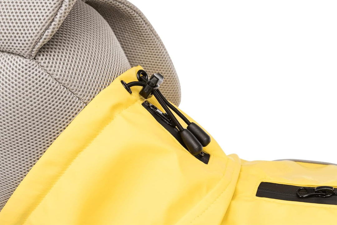 TRIXIE Regenmantel Vimy für Hunde XL gelb – Hunde-Regenjacke mit reflektierenden Elementen für mehr