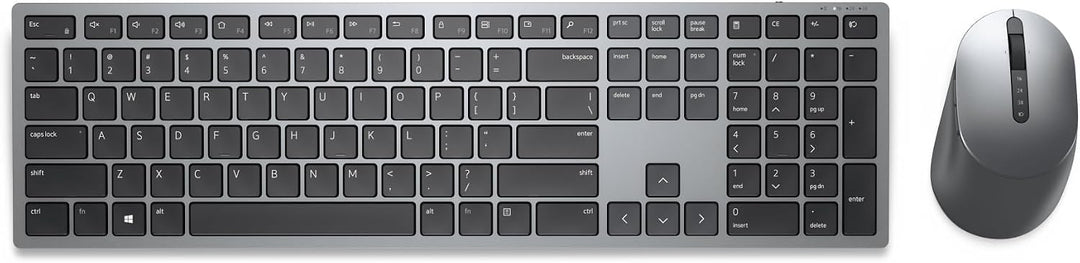 Dell KM7321W, Wireless, Multimedia, Tastatur und Maus Set, US International (QWERTY), schwarz Dell W