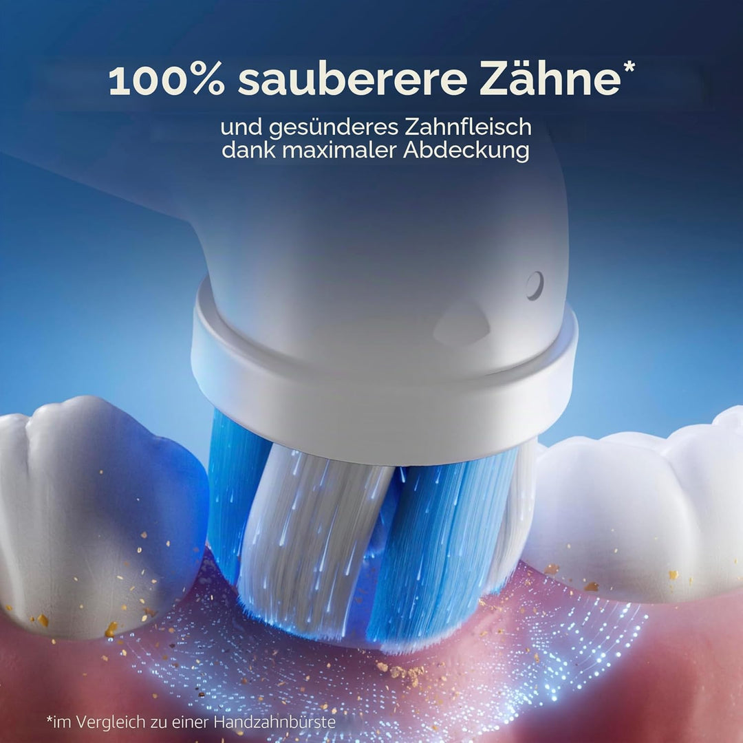 Oral-B iO 6N Elektrische Zahnbürste, Weiss, Reiseetui
