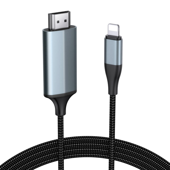 HDMI Kabel für iPhone, 1080P digitales AV Kabel für TV Projektor Monitor kompatibel mit iPhone 14 13
