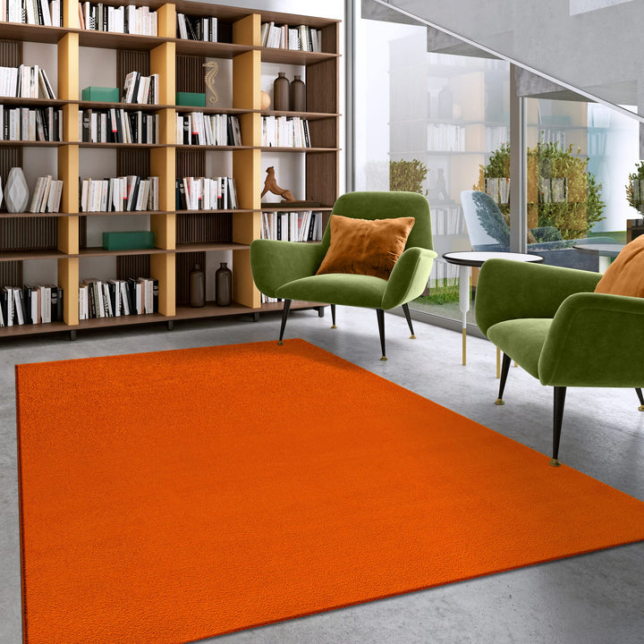 Impression Kurzflor-Wohnzimmerteppich - Schlichte Moderne Teppiche für Schlafzimmer, Büro, Flur, Küc