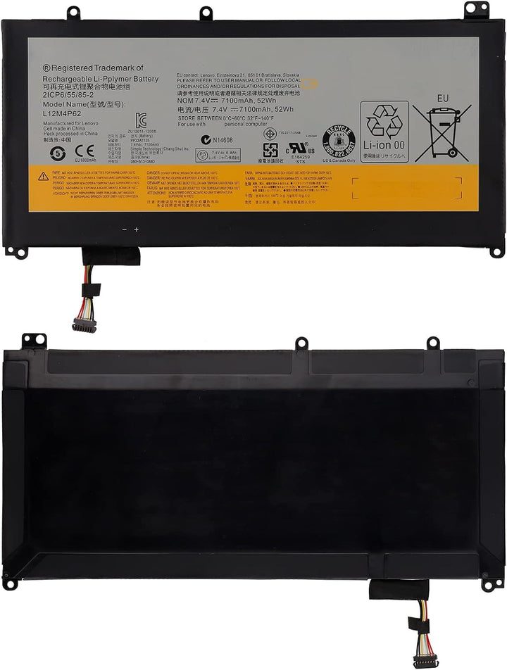 SwarKing Ersatz Akku Kompatibel mit Lenovo Ideapad U430 U530 80AS U530-20289 Touch Series L12L4P62 2