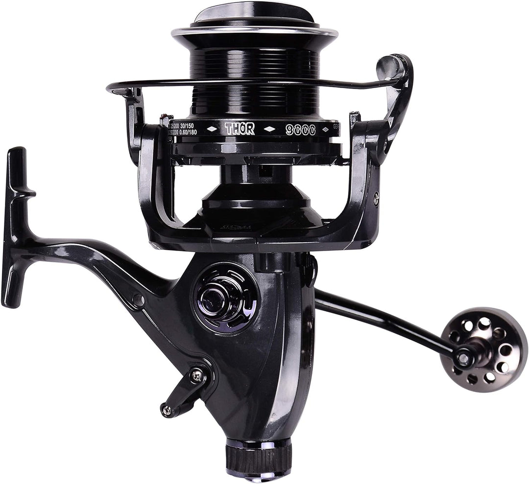 HiUmi Carp Fishing Reels 8000 9000 10000 Bait Runner Big Free Runner Double Brake Feeder 12+1 Ball B