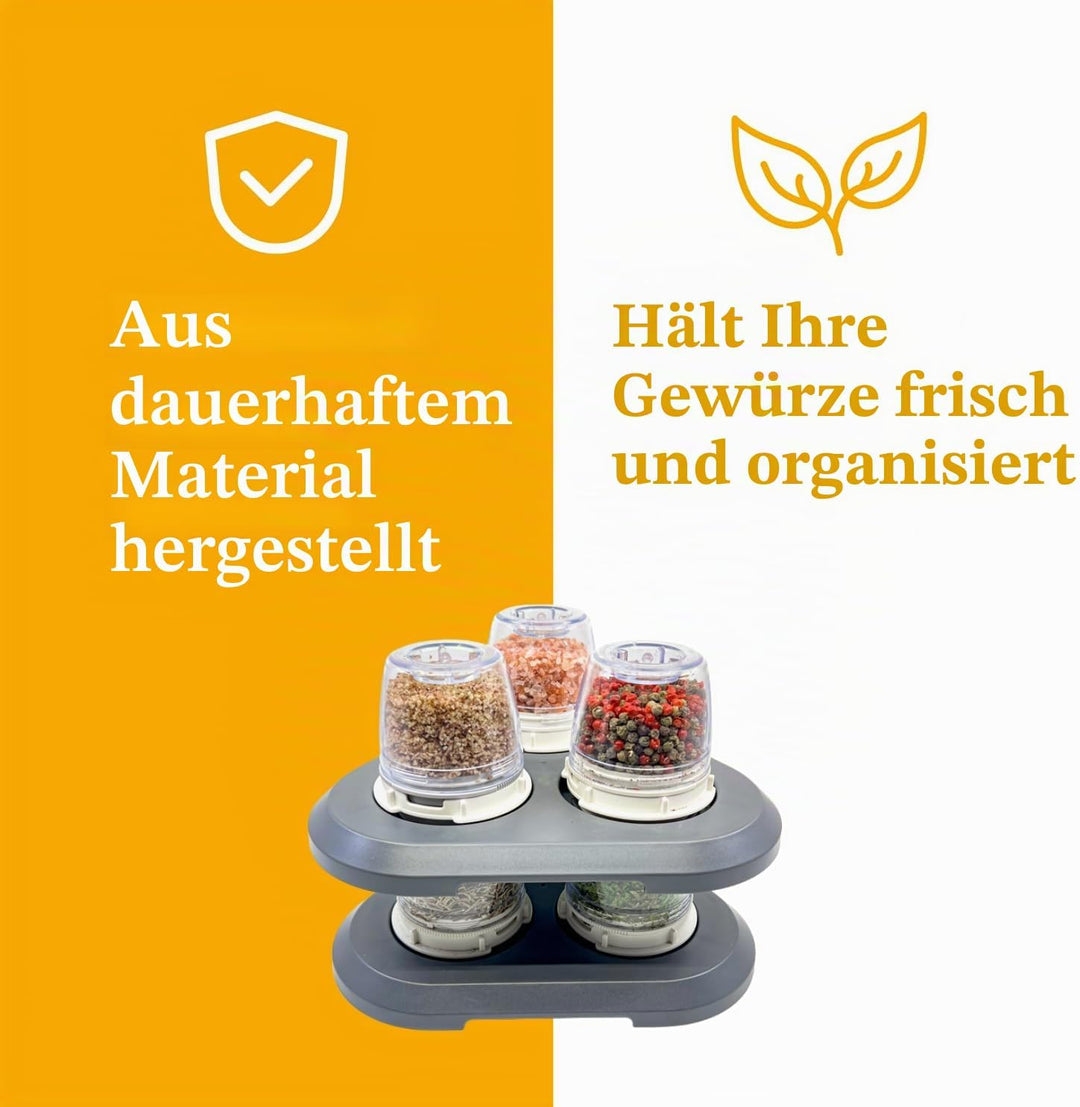 FinaMill Dreieckiges stapelbares Tablett für einfache Organisation von FinaPods 22.9 x 22.9 x 1.9 cm