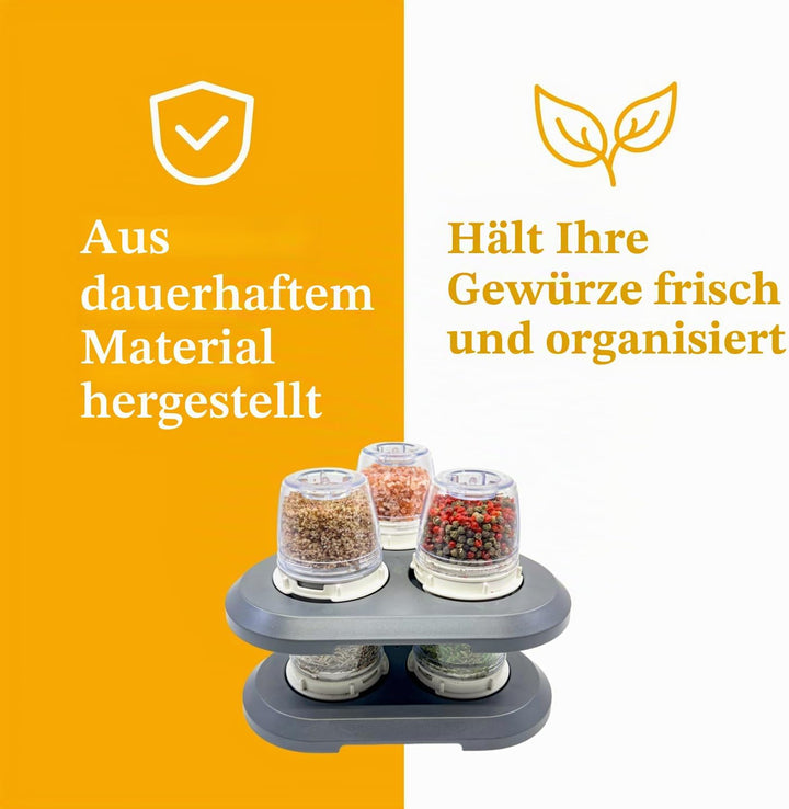 FinaMill Dreieckiges stapelbares Tablett für einfache Organisation von FinaPods 22.9 x 22.9 x 1.9 cm