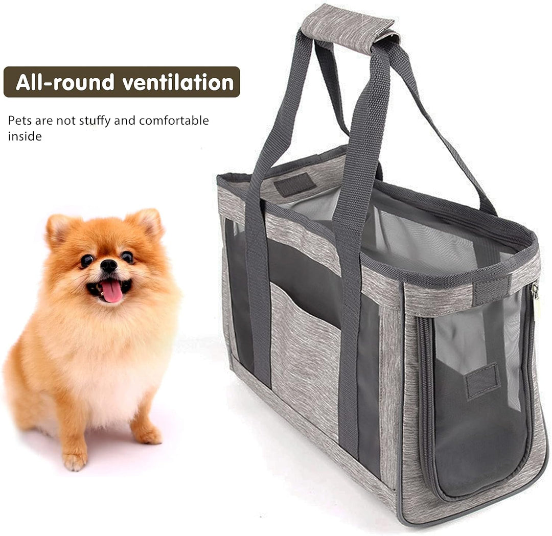 PETCUTE Hundetasche,Airline Genehmigt Transporttasche für Hunde, Transporttasche für Haustiere mit S