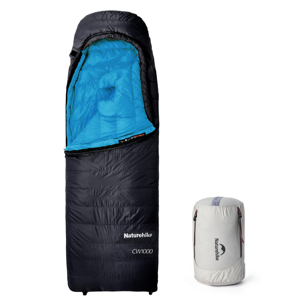 Naturehike CW-Serie RDS Daunenschlafsack,Ultraleichte Tragbare Kompackte Daunen Schlafsack 4 Jahresz
