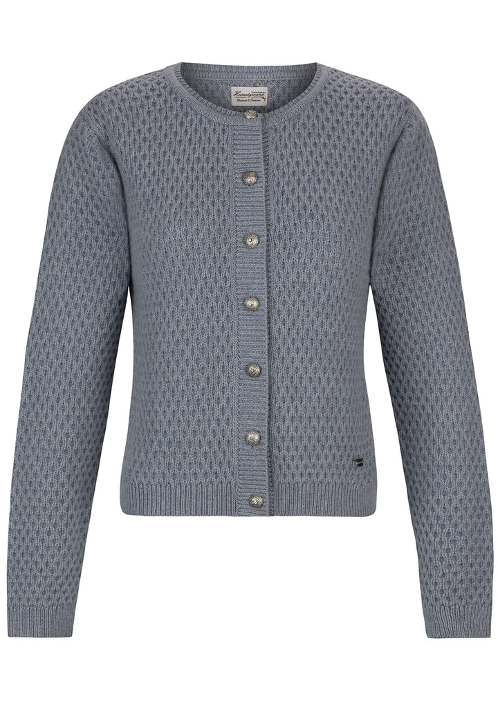 Stockerpoint Damen Jacke Juliette Strickjacke 34 Kiesel, 34 Kiesel