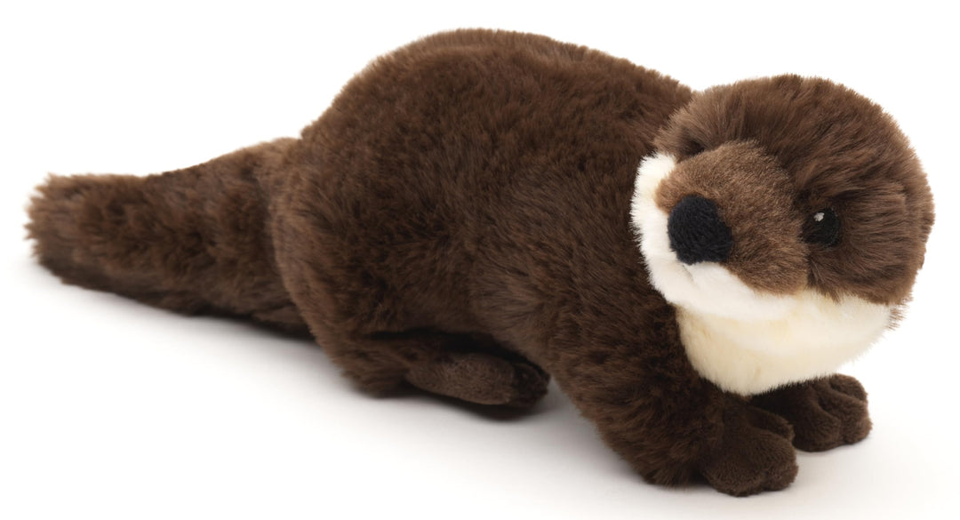Uni-Toys - Eco-Line - Otter, stehend - 100% recyceltes Material - 25 cm (Länge) - Plüsch-Otter - Plü