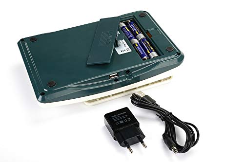DZD DJKF Briefwaage 6kg/0,1g Küchenwaage, einstellbare Abschaltautomatik, Feinwaage Digitalwaage, mi