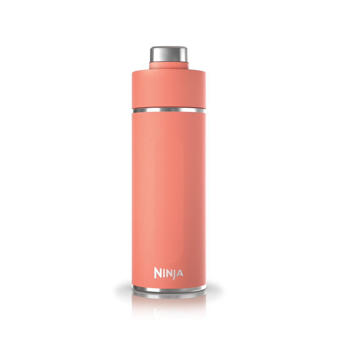Ninja Thirsti Wasserflasche, Thermobecher to go, 530ml, auslaufsicherer Deckel, für kohlensäurehalti