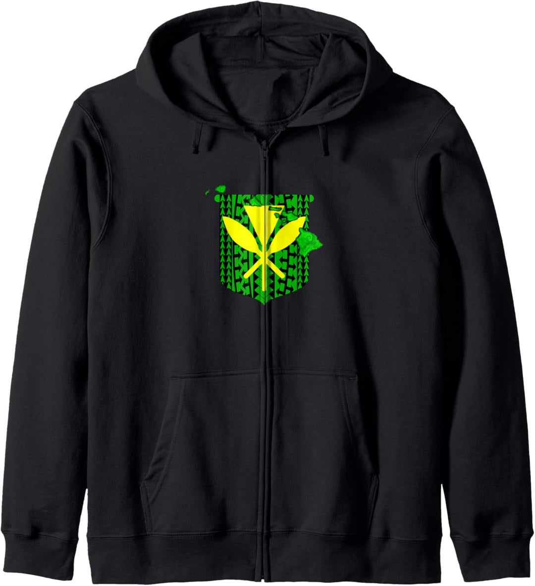 Stammes-Kanaka-Maoli-Symbol Kapuzenjacke