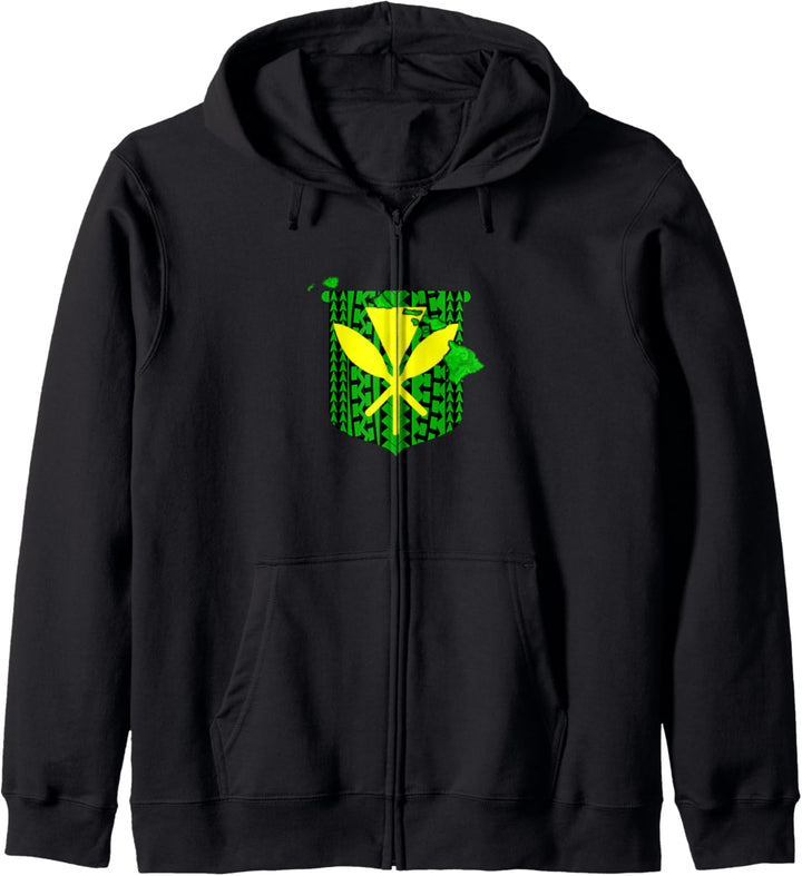 Stammes-Kanaka-Maoli-Symbol Kapuzenjacke