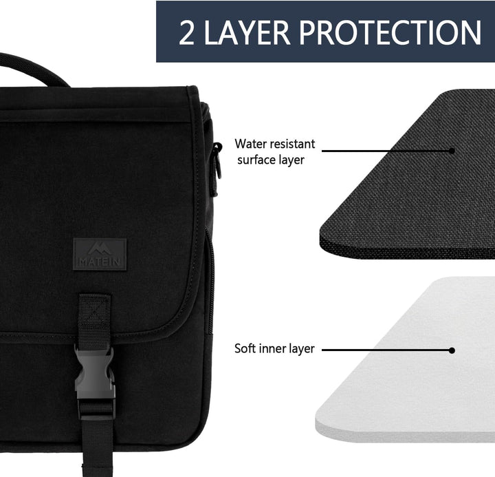 MATEIN Aktentasche Herren, Laptoptasche 15,6 Zoll, Wasserdicht Messenger Bag Laptop Tasche, Business