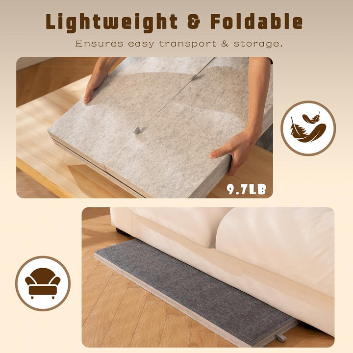Tektalk klappbarer Puzzletisch mit Abdeckung, 3-Kippwinkel-Puzzleplateau, leichtes tragbares Filzpuz