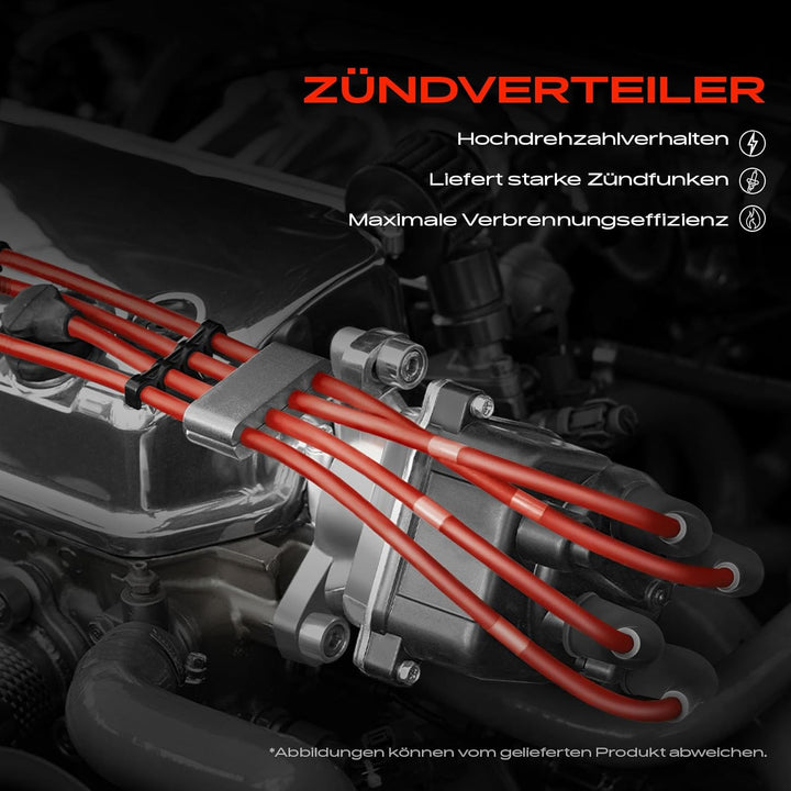Frankberg Zündverteiler Kompatibel mit Favorit 781 1.3L 1990-1994 Felicia I 6U1 6U5 6U7 6UF 1.3L 199