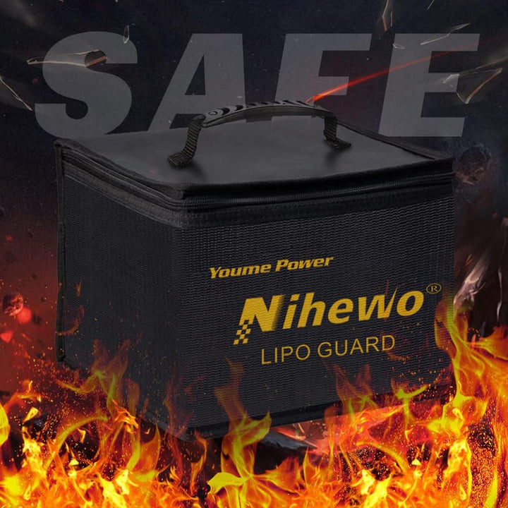 Lipo Safe Bag Feuerfeste, explosionssichere Tasche, Organizer, grosse Kapazität, Lipo Guard Safe Pou