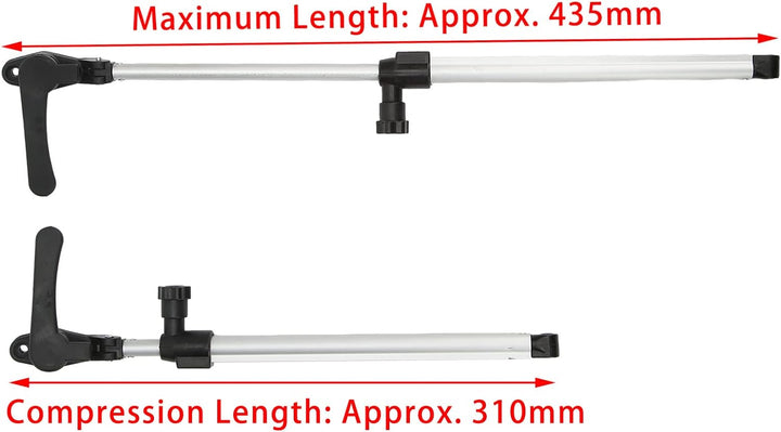 RV-Fensterstützstange, Yosoo 2 Stück RV-Fensterhebestreben 310 Bis 435 Mm Teleskop-Aluminiumlegierun