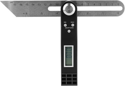 Digitaler T-Winkelmesser Universalwerkzeug T-Schräglehre Winkelmesser Digitaler Goniometer mit LCD-V