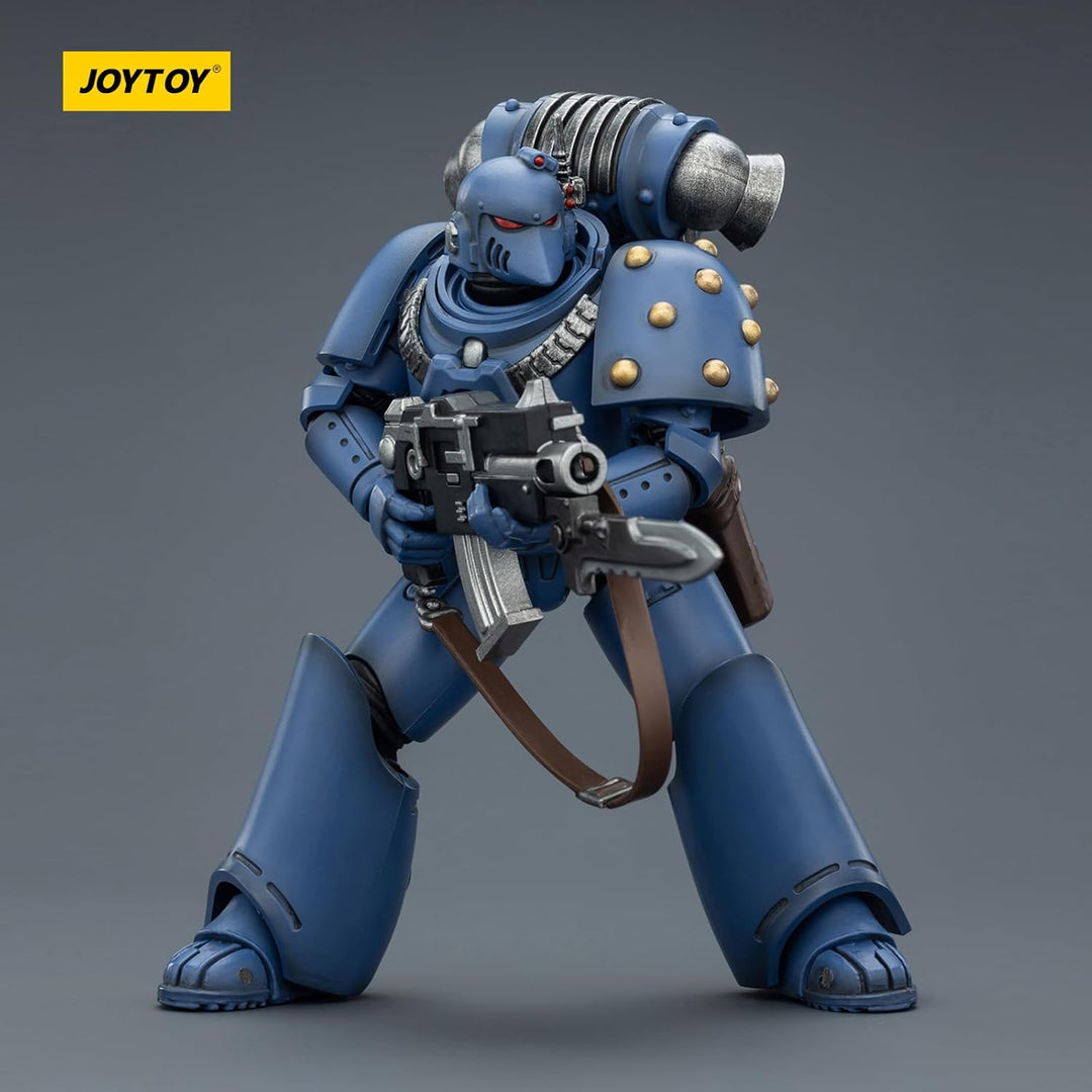 JOYTOY Warhammer 40K Horus Heresy, Ultramarines MKVI Tactical Legionary 1/18 Action Figur，Sammeln Un