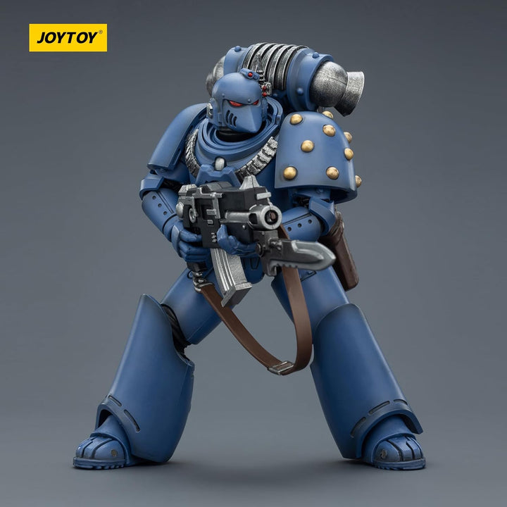 JOYTOY Warhammer 40K Horus Heresy, Ultramarines MKVI Tactical Legionary 1/18 Action Figur，Sammeln Un