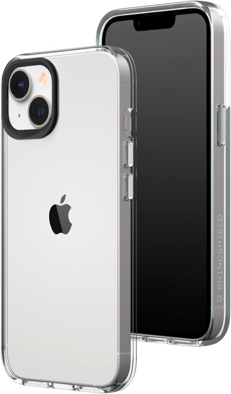 RhinoShield Crystal Clear Case kompatibel mit [iPhone 14/13] | Fortschrittliche Vergilbungsresistenz