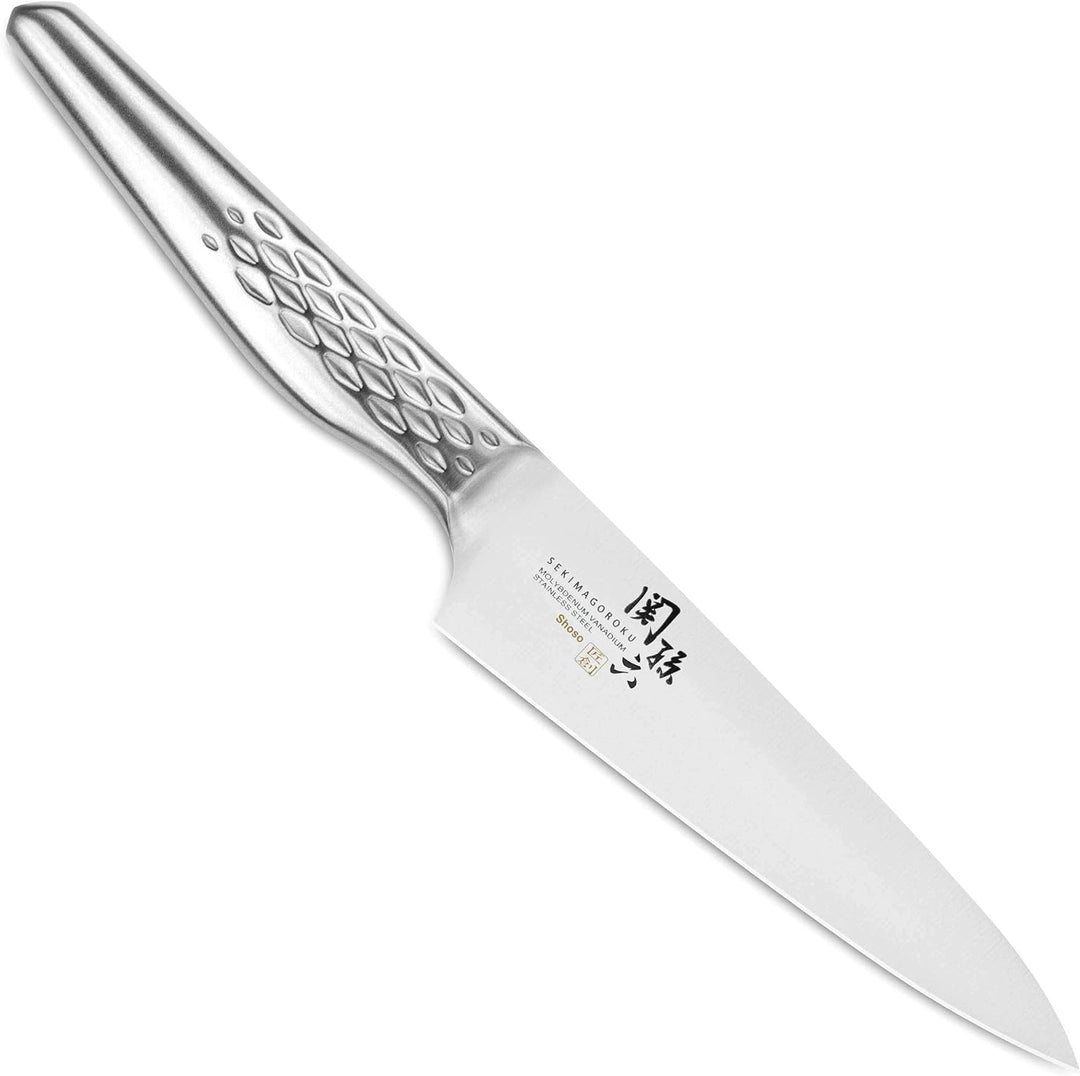 KAI Seki Magoroku Shoso Officemesser 12 cm mit Klingenschutz 01) Officemesser, 01) Officemesser 12cm