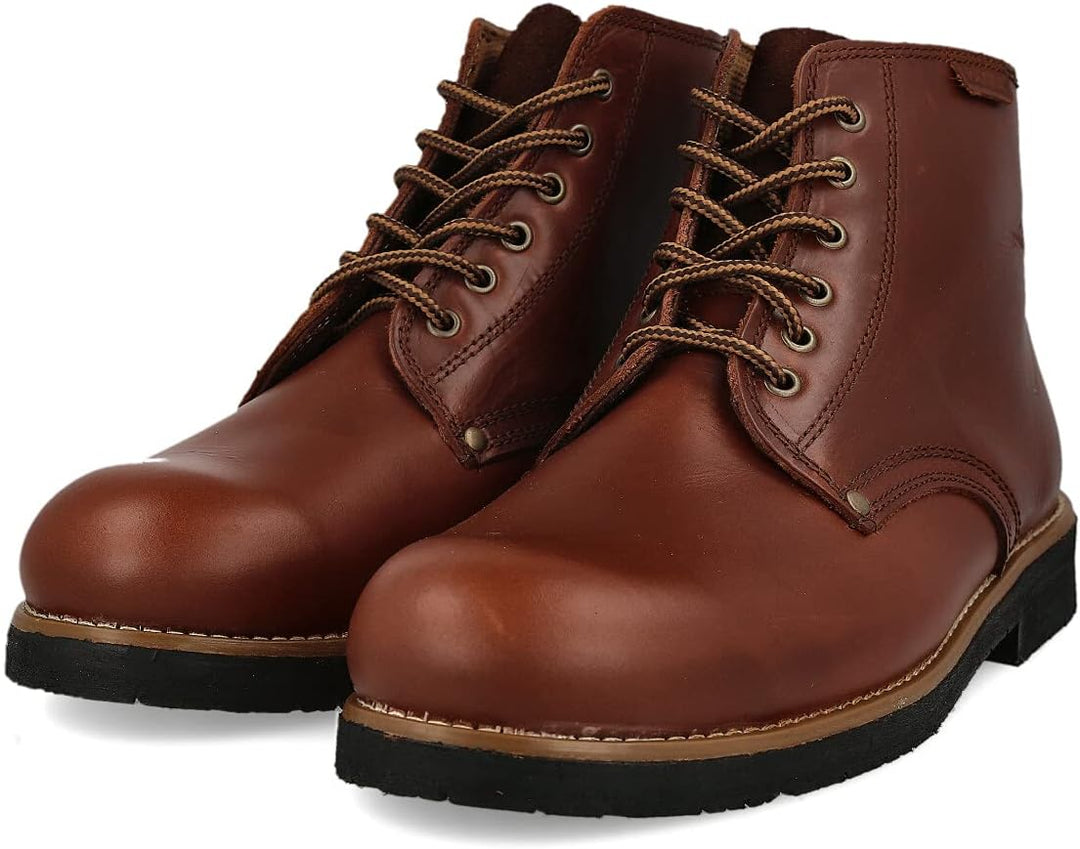 PAYMA - Rustikale Safari Leder und Nobuk Stiefel für Herren. Chukka Boot Schuhe Casual, Outdoor und