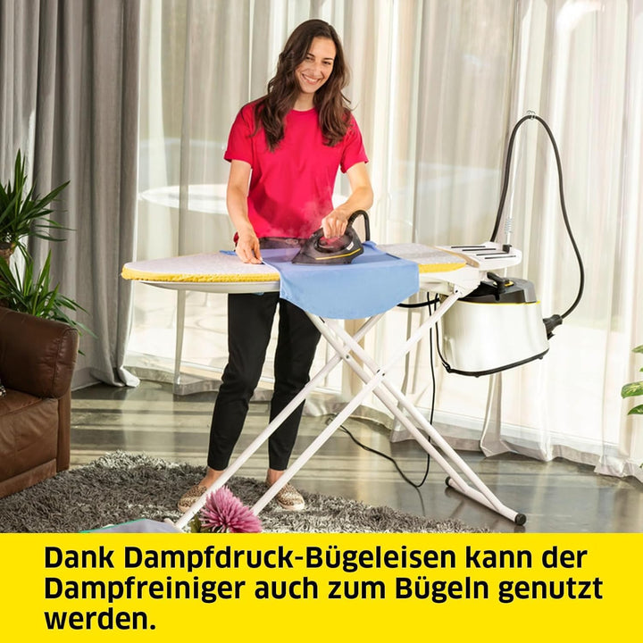 Kärcher Dampfreiniger SC 4 Deluxe Iron, Dampfdruck: 4,0 bar, Aufheizzeit: 3 min., Fläche: ca. 130 m²