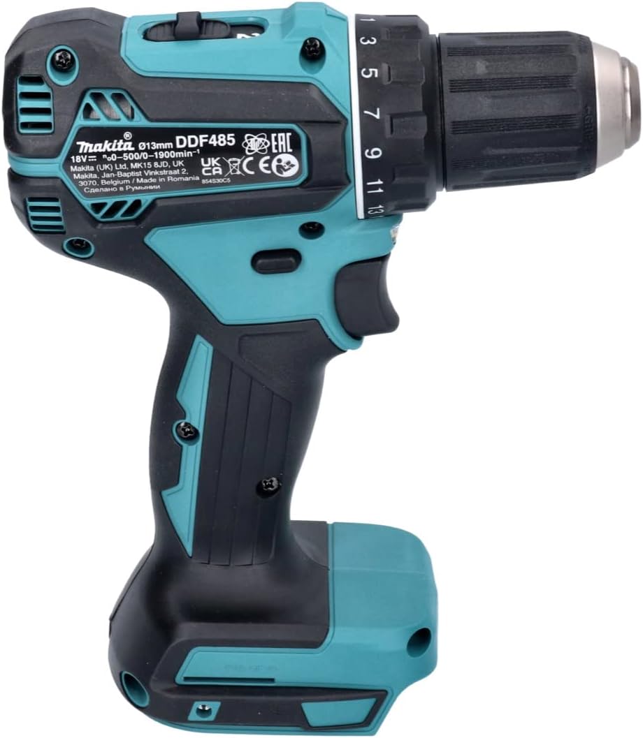 Makita DDF 485 18 V Akku-Bohrschrauber mit Akku 3 Ah und Ladegerät