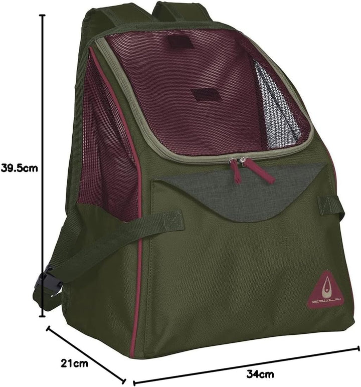 duvoplus, Paris Backpack 34 x 21 x 39,5 cm, Grün, Transport, Grün, Hund