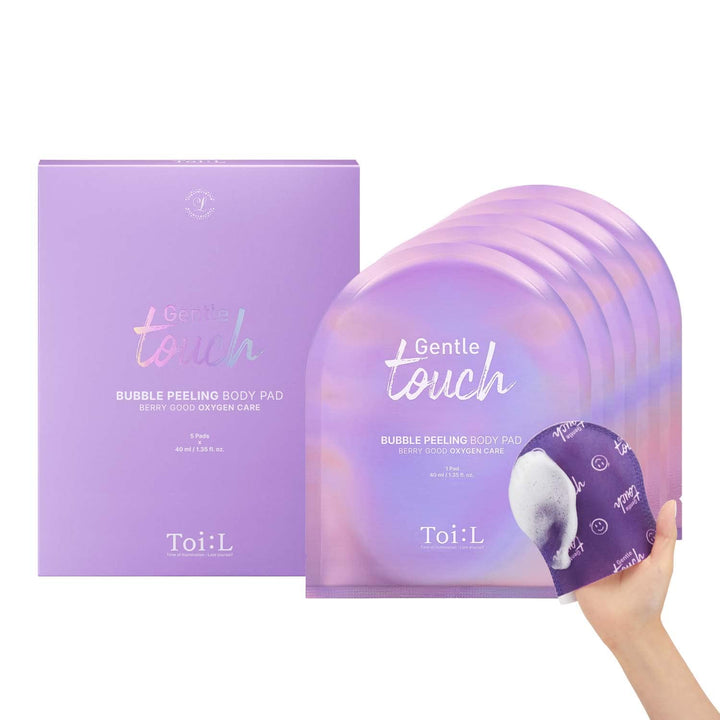 TOI:L Gentle Touch Bubble Peeling-Körperpad, Körperpeeling, Peelinghandschuh für den Körper, Peeling