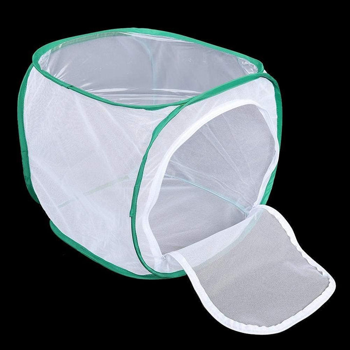 Fdit Grosser Schmetterlingskäfig, zusammenklappbarer Caterpillar Habitat Collapsible und Butterfly H