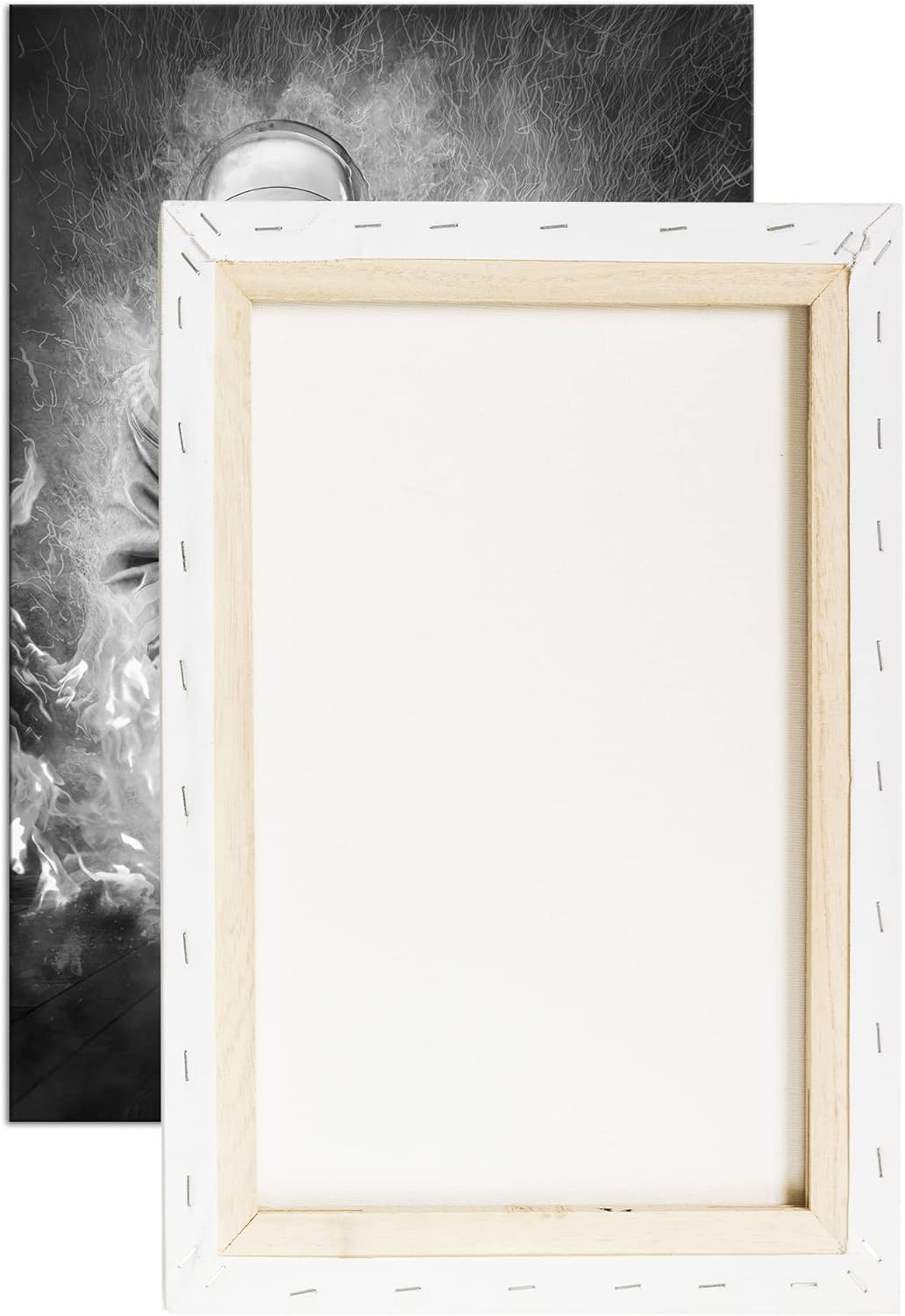 deyoli Feuerwehrmann im Einsatz Format: 100x70 Effekt: Schwarz&Weiss als Leinwandbild, Motiv fertig