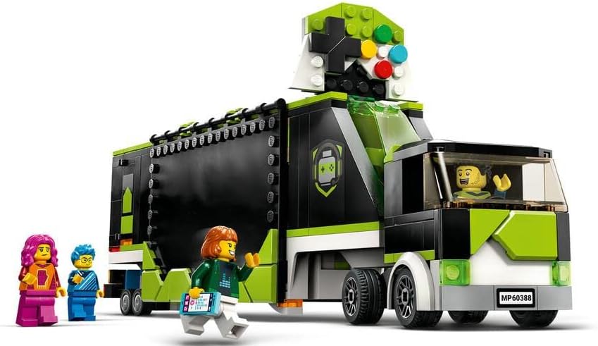LEGO 60388 Gaming Turnier Truck, LKW-Spielzeug mit Minifiguren, Gamer-Geschenk für Jungen und Mädche
