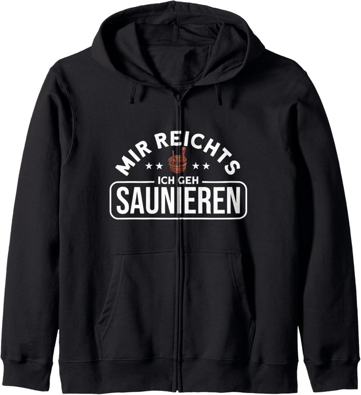 Sauna Wellness Saunagänger Finnische Sauna Kapuzenjacke